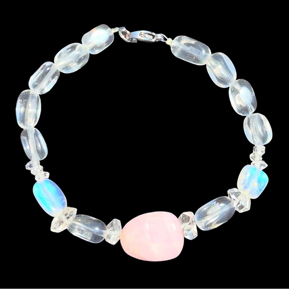 Hand Made Gemstone Charm Bracelet - Picture 3 of 3